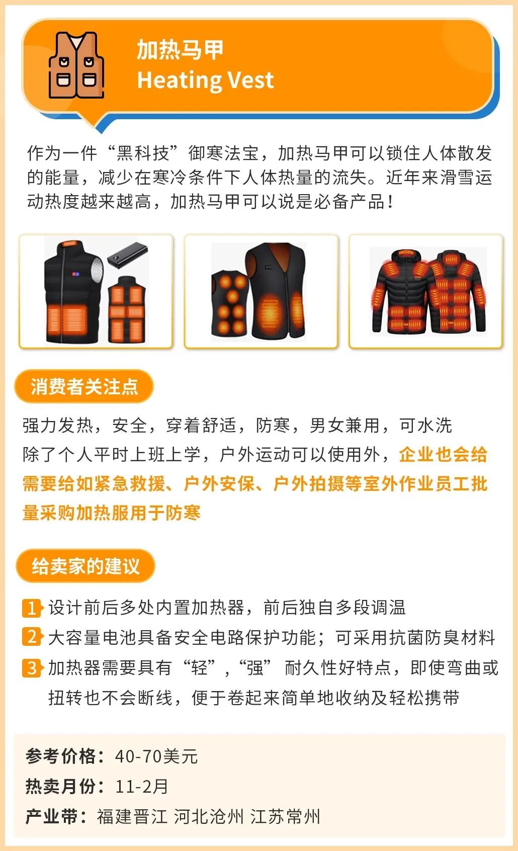 加熱馬甲